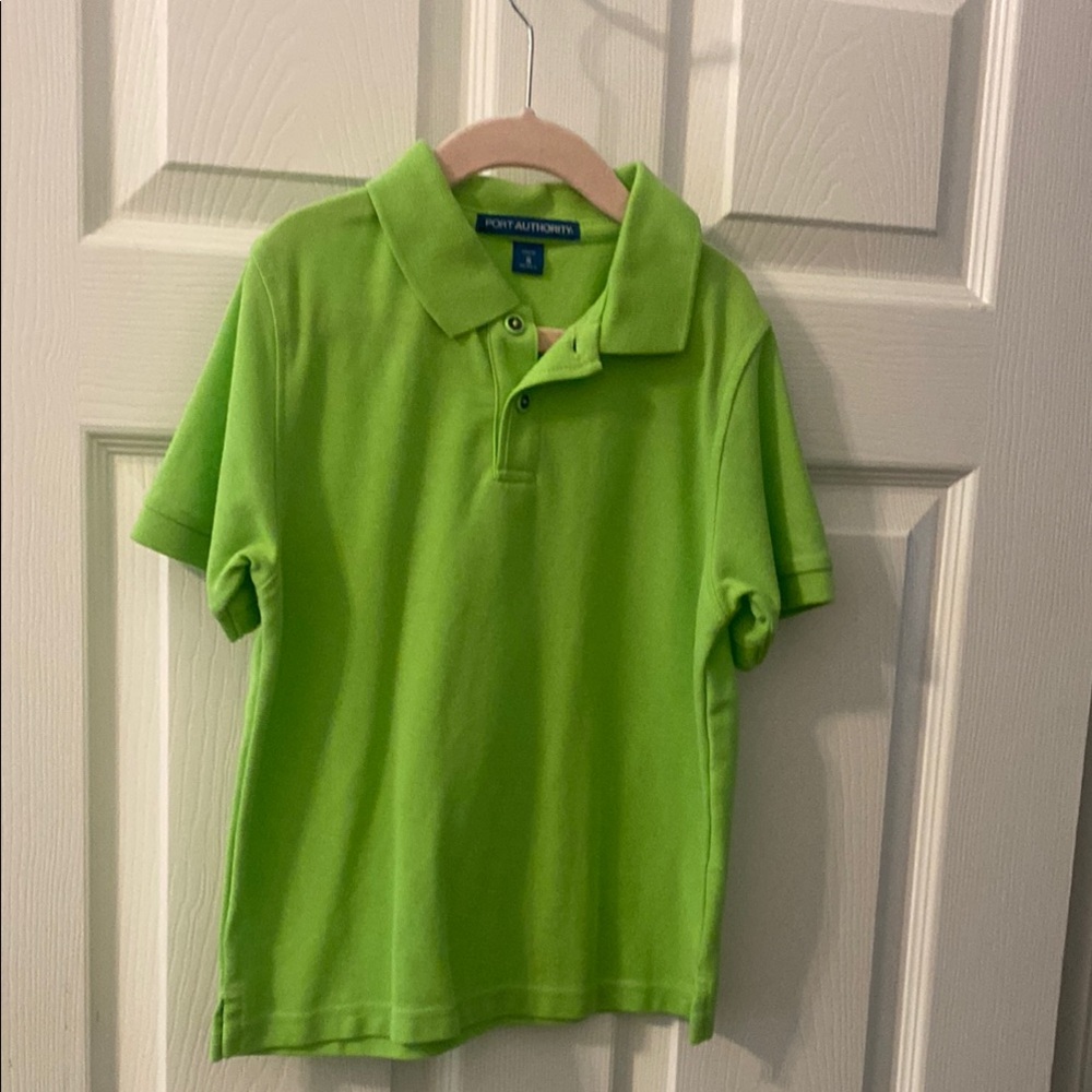 Port Authority Green Polo Shirt Classic Short Sleeve